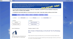 Desktop Screenshot of deletefb.info